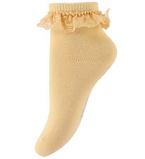 Minymo Ankelstrømper - Straw Minymo Ankelstrømper - Straw