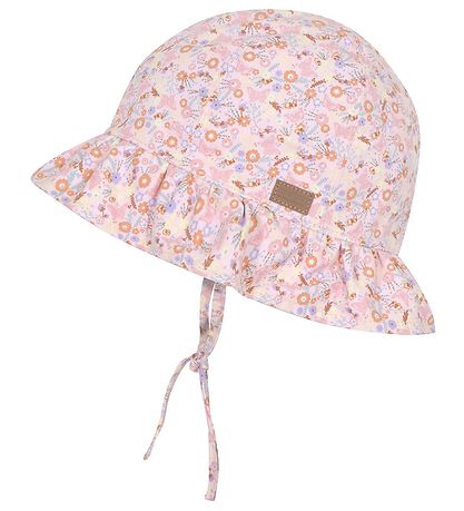 Melton Sommerhat - UV50+ - Shell Rose m. Blomster Melton Sommerhat - UV50+ - Shell Rose m. Blomster