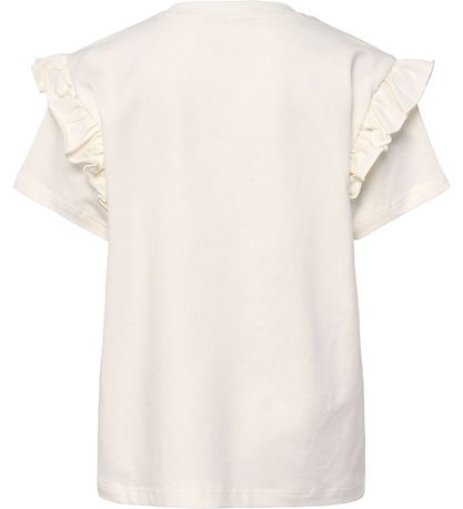 Hummel T-shirt - hmlFlowy - Marshmallow Hummel T-shirt - hmlFlowy - Marshmallow