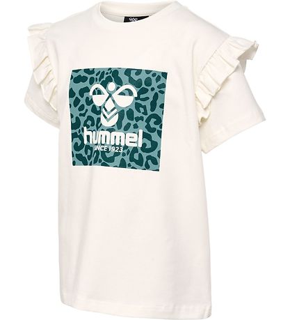 Hummel T-shirt - hmlFlowy - Marshmallow Hummel T-shirt - hmlFlowy - Marshmallow