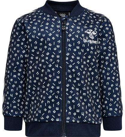 Hummel Cardigan - hmlTroy Zip - Black Iris Hummel Cardigan - hmlTroy Zip - Black Iris