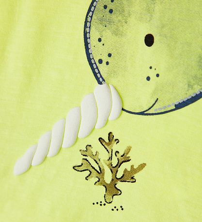 Name It T-shirt - NbmHeine - 2-pak - Sunny Lime