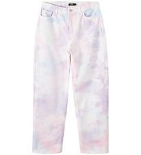 LMTD Bukser - NlfTieizza - White Alyssum/Tie Dye LMTD Bukser - NlfTieizza - White Alyssum/Tie Dye