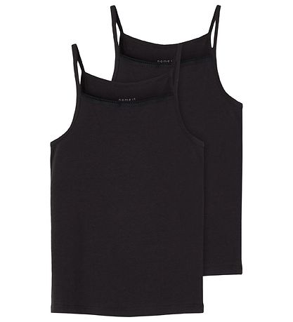 Name It Undertrøje - Noos - NkfStrap - 2-pak - Sort