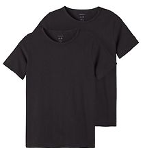 Name It T-shirt - Noos - NkmT-shirt - 2-Pack - Black Name It T-shirt - Noos - NkmT-shirt - 2-Pack - Black