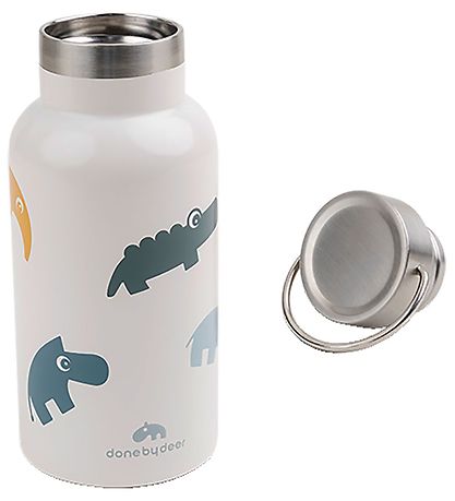Done By Deer Thermo Bottle - Deer Friends Colour