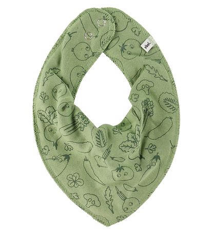 Pippi Drool bib - 3-Pack - Dry Green
