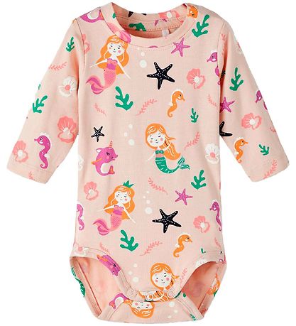 Name It Bodysuits l/s - NbfOcean - 3-Pack - Peach Whip Name It Bodysuits l/s - NbfOcean - 3-Pack - Peach Whip