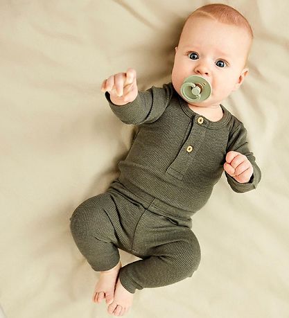 Name It Leggings - Noos - Rib - NbnKab - Beetle