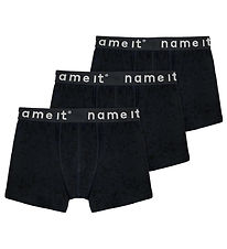 Name It Boxershorts - Noos - NkmBoxer - 3-pak - Sort Name It Boxershorts - Noos - NkmBoxer - 3-pak - Sort