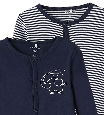 Name It Natdragt - Noos - NbnNightsuit - 2-pak - Dark Sapphire Name It Natdragt - Noos - NbnNightsuit - 2-pak - Dark Sapphire