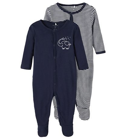 Name It Natdragt - Noos - NbnNightsuit - 2-pak - Dark Sapphire Name It Natdragt - Noos - NbnNightsuit - 2-pak - Dark Sapphire