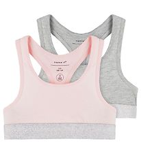 Name It Top - Noos - NkfShort - 2-pak - Barely Pink w/ Grey Mela Name It Top - Noos - NkfShort - 2-pak - Barely Pink w/ Grey Mela
