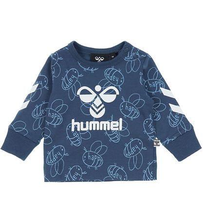 Hummel Bluse - hmlCollin - Ensign Blue m. Hvid Hummel Bluse - hmlCollin - Ensign Blue m. Hvid
