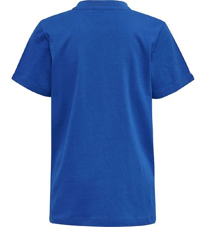 Hummel T-shirt - hmlKarlo - Lapis Blue w. White