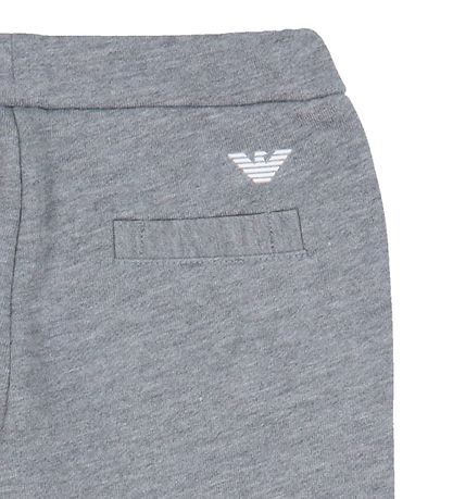 Emporio Armani Bukser - Grigio Melange Emporio Armani Bukser - Grigio Melange