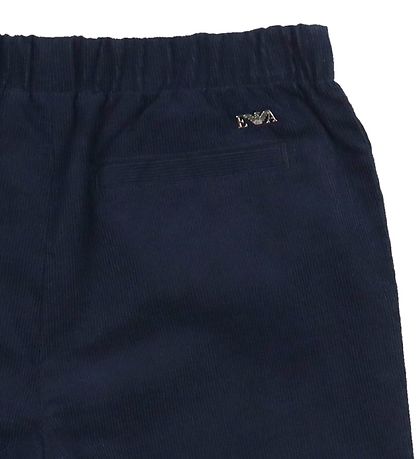 Emporio Armani Fløjlsbukser - Blue Navy Emporio Armani Fløjlsbukser - Blue Navy