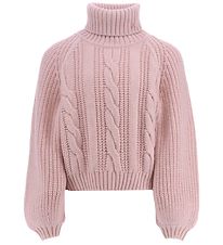 Emporio Armani Bluse - Strik - Uld - Rosa Brunito Emporio Armani Bluse - Strik - Uld - Rosa Brunito