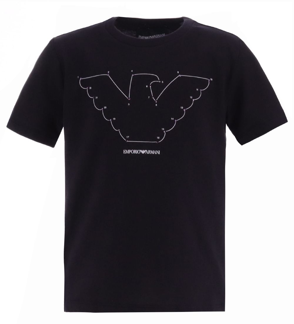 Emporio Armani T-Shirt - Blue Navy - Emporio Armani - 8 jaar (128) - T-Shirts
