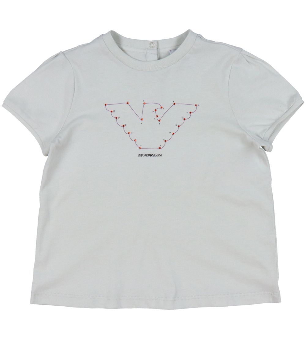 Emporio Armani T-Shirt - Grigio Ghiacciaio - Emporio Armani - 9 mt - T-Shirts