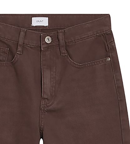 Grunt Jeans - Wide Leg Choco - Brun
