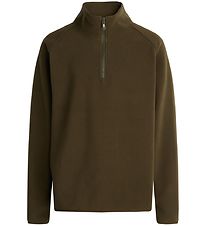 Grunt Fleecetrøje - Darby - Army Green Grunt Fleecetrøje - Darby - Army Green