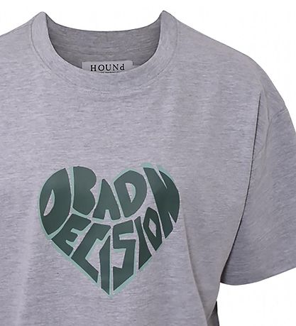 Hound T-shirt - Oversized - Grey Mix Hound T-shirt - Oversized - Grey Mix