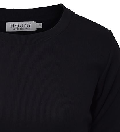 Hound Bluse - Rib - Black Hound Bluse - Rib - Black