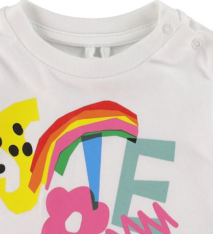 Stella McCartney Kids Bluse - Hvid m. Print