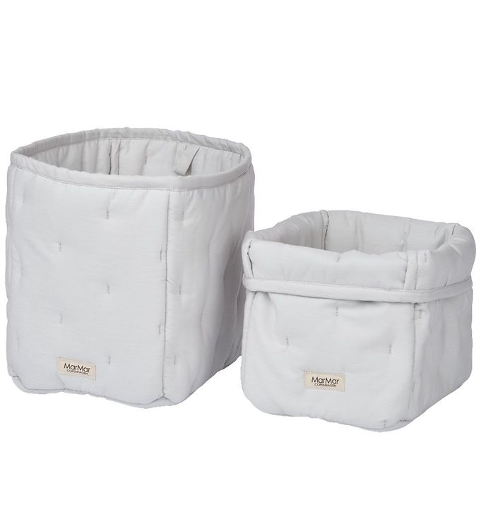MarMar Opbevaringskurve - 2-pak - 25x17/20x15 cm - Morning Dew