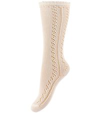 MarMar Knæstrømper - Pointelle - Gentle White MarMar Knæstrømper - Pointelle - Gentle White