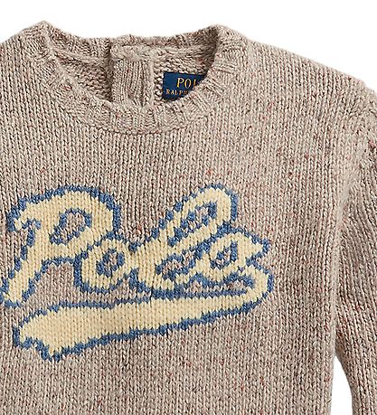 Polo Ralph Lauren Blússa - Ull - Andover ll - Drapplitað