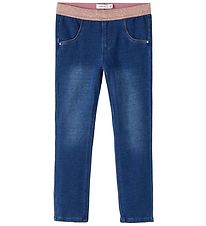 Name It Leggings - Noos - NmfSalli - Dark Blue Denim/Gold Rose Name It Leggings - Noos - NmfSalli - Dark Blue Denim/Gold Rose