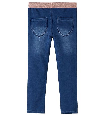 Name It Leggings - Noos - NmfSalli - Dark Blue Denim/Gold Rose Name It Leggings - Noos - NmfSalli - Dark Blue Denim/Gold Rose