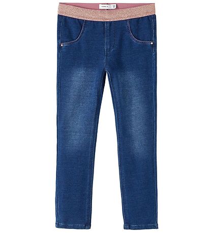 Name It Leggings - Noos - NmfSalli - Dark Blue Denim/Gold Rose Name It Leggings - Noos - NmfSalli - Dark Blue Denim/Gold Rose