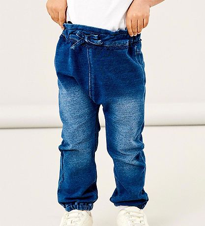Name It Sweatpants - Noos - NmfBibi - Dark Blue Denim