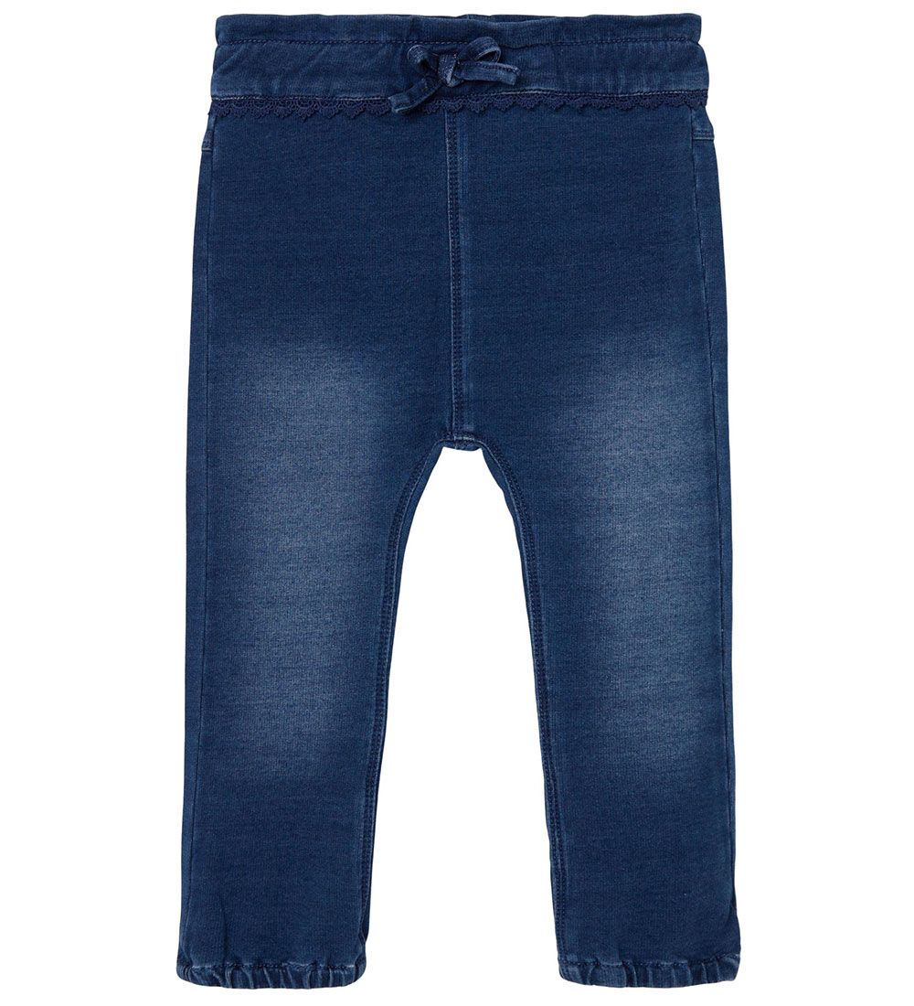 Name It Jogginghosen - Noos - NmfBibi - Dark Blue Denim - Name It - 8 Jahre (128) - Jogginghosen