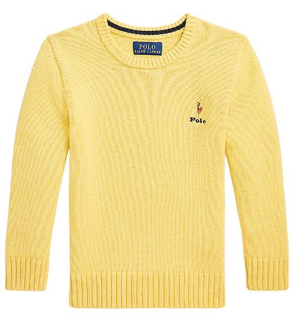 Polo Ralph Lauren Bluse - Strik - Classics ll - Fall Yellow Polo Ralph Lauren Bluse - Strik - Classics ll - Fall Yellow
