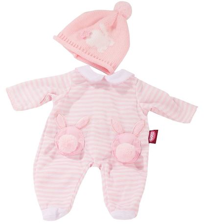 Götz Dukkeklær - Jumpsuit/Lue - 30-33 cm - Rabbit