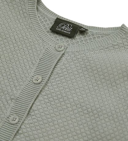 Petit by Sofie Schnoor Cardigan - Strik - Dusty Blue Petit by Sofie Schnoor Cardigan - Strik - Dusty Blue