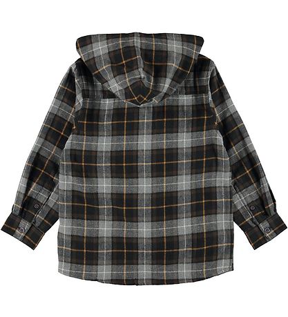 Molo Skjorte - Rizz - Grey Brown Check