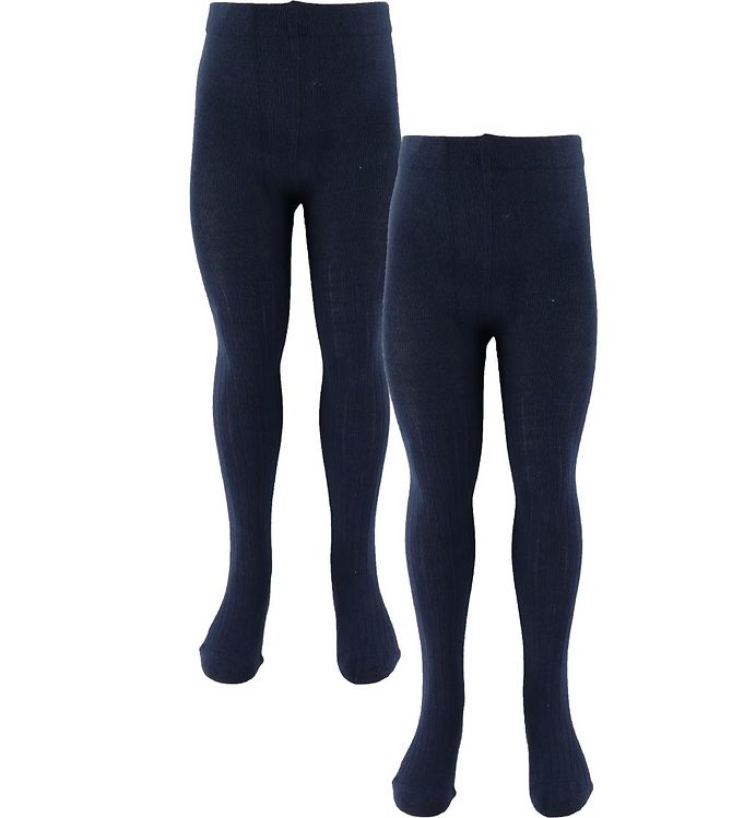 Name It Strømpebukser - Noos - Rib - NknPantyhose - 2-pak - Dark