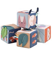 Sebra Fabric blocks - 4 pcs - Woodland Sebra Fabric blocks - 4 pcs - Woodland