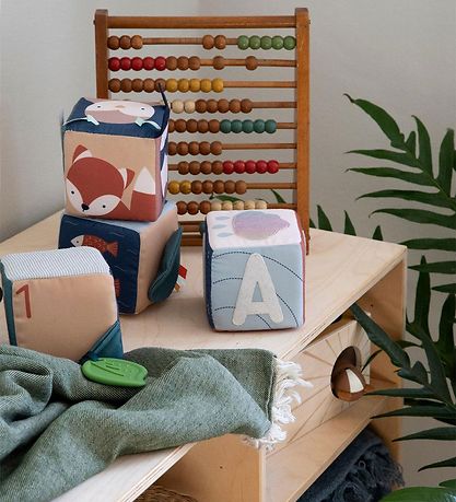 Blocs de tissu Sebra - 4 pièces - Forêt Blocs de tissu Sebra - 4 pièces - Forêt