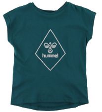 Hummel T-shirt - hmlLuna - Deap Teal Hummel T-shirt - hmlLuna - Deap Teal