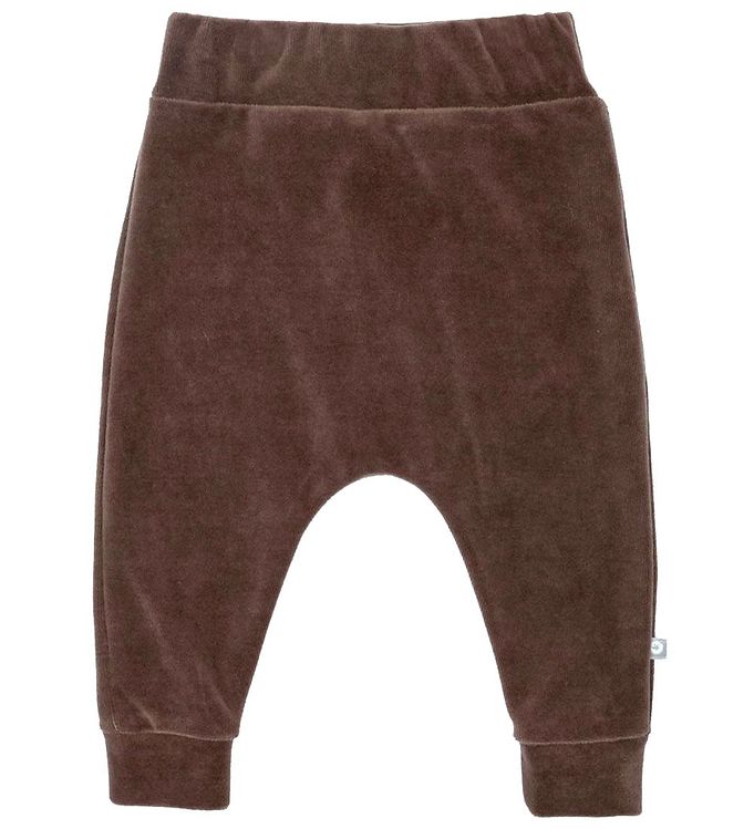 Smallstuff Velourbukser - Dark Mole