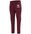 Hummel Leggings - hmlMaule - Windsor Wine Hummel Leggings - hmlMaule - Windsor Wine