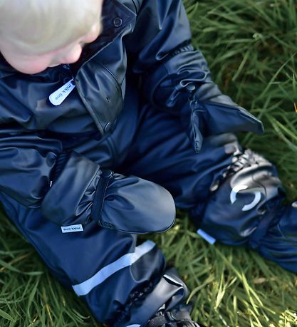 Mikk-Line Luffer m. Fleece - PU - Blue Nights