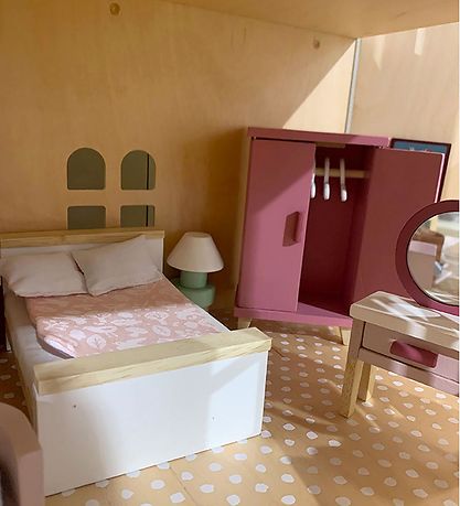 Tender Leaf Trælegetøj - Dukkehusmøbler - Soveværelse Tender Leaf Trælegetøj - Dukkehusmøbler - Soveværelse