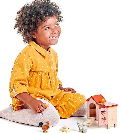 Tender Leaf Trælegetøj - Kæledyrssæt - Dukkehus - Høns Tender Leaf Trælegetøj - Kæledyrssæt - Dukkehus - Høns
